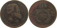 BRAZIL 20 REIS Pedro II. 1831 - 1889 -