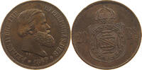 BRAZIL 20 REIS Pedro II. 1831 - 1889 -