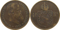 BRAZIL 40 REIS Pedro II. 1831 - 1889 -