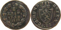 NASSAU 1/4 KREUZER 1819 Z Wilhelm 1816-1839 SS 10,00 EUR  + 5,99 EUR frais d'envoi