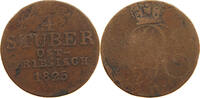 BRAUNSCHWEIG CALENBERG HANNOVER OSTFRIESLAND 1/4 STÜBER Georg IV. 1820-1830 -
