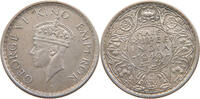 INDIA BRITISH 1/2 RUPEE George VI. (1936-1952) -