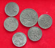 DENMARK 1961 COLLECTION LOT DENMARK 1961 6PC 24G DIV. 3,00 EUR  + 5,99 EUR frais d'envoi
