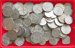 WORLD ONLY AL COLLECTION LOT WORLD EUROPE ONLY ALUMINIUM COINS 90PC 118G -