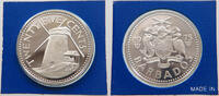 BARBADOS 25 CENTS 1975 PROOF 7,00 EUR  + 5,99 EUR frais d'envoi