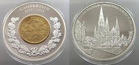BRD MEDAILLE 1 MARK 1915 GOLD PLATED KAISERREICH 1871-1918 BERLIN -