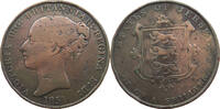 JERSEY 1/13 SHILLING 1851 Victoria 1837-1901 S