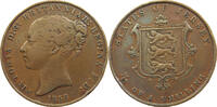 JERSEY 1/13 SHILLING 1858 Victoria 1837-1901 TTB