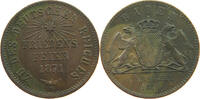 BADEN DURLACH KREUZER Friedrich I. Großherzog (1852-1907) -