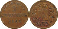BAYERN 2 PFENNIG Maximilian II. Joseph (1848-1864) -