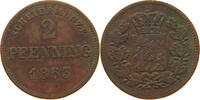 BAYERN 2 PFENNIG Maximilian II. Joseph (1848-1864) -