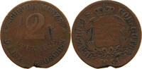 SACHSEN COBURG GOTHA 2 PFENNIG Ernst II. 1844-1893 -
