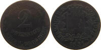 SACHSEN COBURG GOTHA 2 PFENNIG Ernst II. 1844-1893 -
