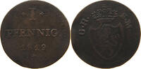 HESSEN DARMSTADT PFENNIG Ludwig I. 1806-1830 -