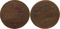 HESSEN DARMSTADT PFENNIG Ludwig I. 1806-1830 -