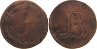 HESSEN DARMSTADT 1/4 STÜBER Ludwig X. 1790-1806 -