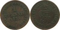 MECKLENBURG SCHWERIN PFENNIG Friedrich Franz II. 1842-1883. -