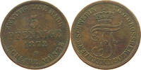 MECKLENBURG SCHWERIN 5 PFENNIG Friedrich Franz II. 1842-1883. -