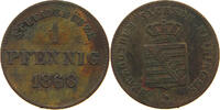 SACHSEN MEININGEN PFENNIG Georg II. 1866-1914 -