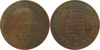 SACHSEN MEININGEN 2 PFENNIG Georg II. (1866-1914) -