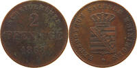 SACHSEN MEININGEN 2 PFENNIG Georg II. (1866-1914) -