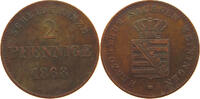 SACHSEN MEININGEN 2 PFENNIG Georg II. (1866-1914) -