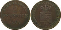 SACHSEN MEININGEN 2 PFENNIG Georg II. (1866-1914) -