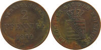 SACHSEN MEININGEN 2 PFENNIG Georg II. (1866-1914) -