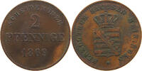 SACHSEN MEININGEN 2 PFENNIG Georg II. (1866-1914) -