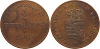 SACHSEN MEININGEN 2 PFENNIG Georg II. (1866-1914) -