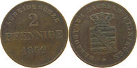 SACHSEN MEININGEN 2 PFENNIG Georg II. (1866-1914) -