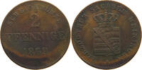 SACHSEN MEININGEN 2 PFENNIG Georg II. (1866-1914) -