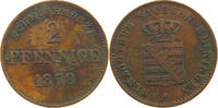 SACHSEN MEININGEN 2 PFENNIG Georg II. (1866-1914) -