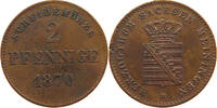 SACHSEN MEININGEN 2 PFENNIG Georg II. (1866-1914) -