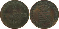 SACHSEN MEININGEN 2 PFENNIG Georg II. (1866-1914) -