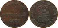 SACHSEN MEININGEN 2 PFENNIG Georg II. (1866-1914) -