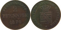 SACHSEN MEININGEN 2 PFENNIG Georg II. (1866-1914) -