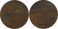 SACHSEN ALBERTINISCHE LINIE PFENNIG Johann 1854-1873. -