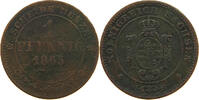 SACHSEN ALBERTINISCHE LINIE PFENNIG Johann (1854-1873) -
