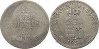 SACHSEN ALBERTINISCHE LINIE 2 NEUGROSCHEN 1851 Friedrich August II. 1836... 10,00 EUR  + 5,99 EUR frais d'envoi