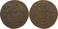 SCHWARZBURG RUDOLSTADT PFENNIG Johann Friedrich 1744-1767. -