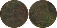 SCHWARZBURG RUDOLSTADT 1/4 KREUZER Friedrich Günther 1807-1867. -