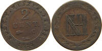 WESTFALEN KÖNIGREICH 2 CENTIMES Hieronymus Napoleon 1807-1813 -