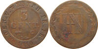 WESTFALEN KÖNIGREICH 3 CENTIMES Hieronymus Napoleon 1807-1813 -