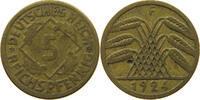 WEIMARER REPUBLIK 5 REICHSPFENNIG 1924 F S-SS 3,00 EUR  + 5,99 EUR frais d'envoi