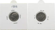 UNITED STATES OF AMERICA DIME 1969 ROOSVELT SS 3,00 EUR  + 5,99 EUR frais d'envoi