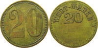 WEIMARER REPUBLIK 20 PFENNIG WERT MARKE -