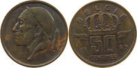 BELGIUM 50 CENTIMES BAUDOUIN I. (1951-1993) -