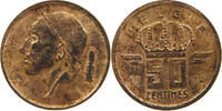 BELGIUM 50 CENTIMES BAUDOUIN I. (1951-1993) -