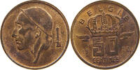 BELGIUM 50 CENTIMES BAUDOUIN I. (1951-1993) -